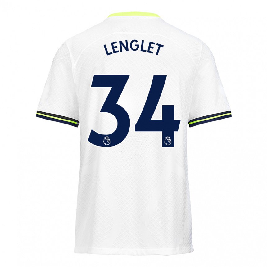 Damen Clement Lenglet #34 Weiß Grün Heimtrikot Trikot 2022/23 T-shirt Österreich
