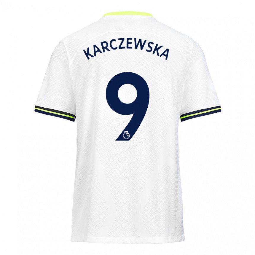 Damen Nikola Karczewska #9 Weiß Grün Heimtrikot Trikot 2022/23 T-shirt Österreich