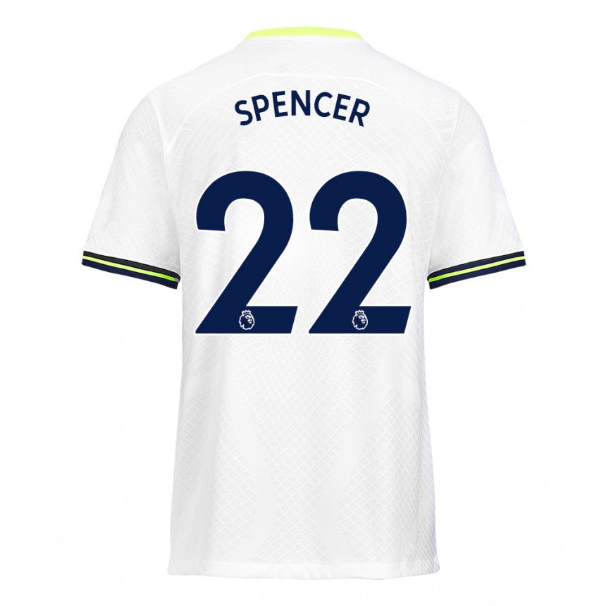 Damen Rebecca Spencer #22 Weiß Grün Heimtrikot Trikot 2022/23 T-shirt Österreich