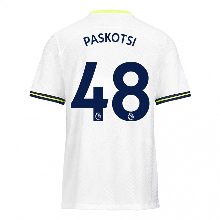 Damen Maksim Paskotsi #48 Weiß Grün Heimtrikot Trikot 2022/23 T-shirt Österreich