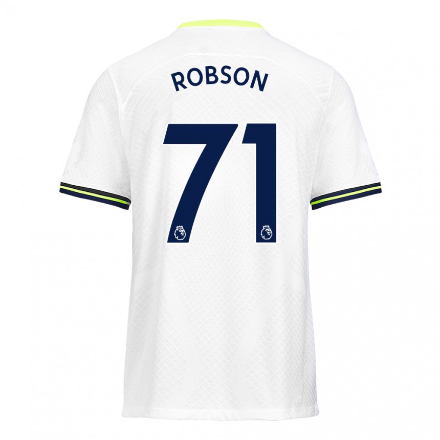 Damen Max Robson #71 Weiß Grün Heimtrikot Trikot 2022/23 T-shirt Österreich