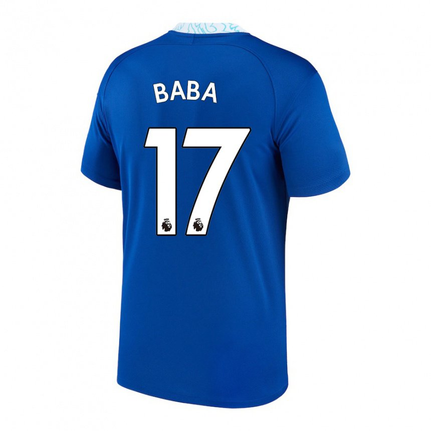 Damen Abdul-rahman Baba #17 Dunkelblau Heimtrikot Trikot 2022/23 T-shirt Österreich