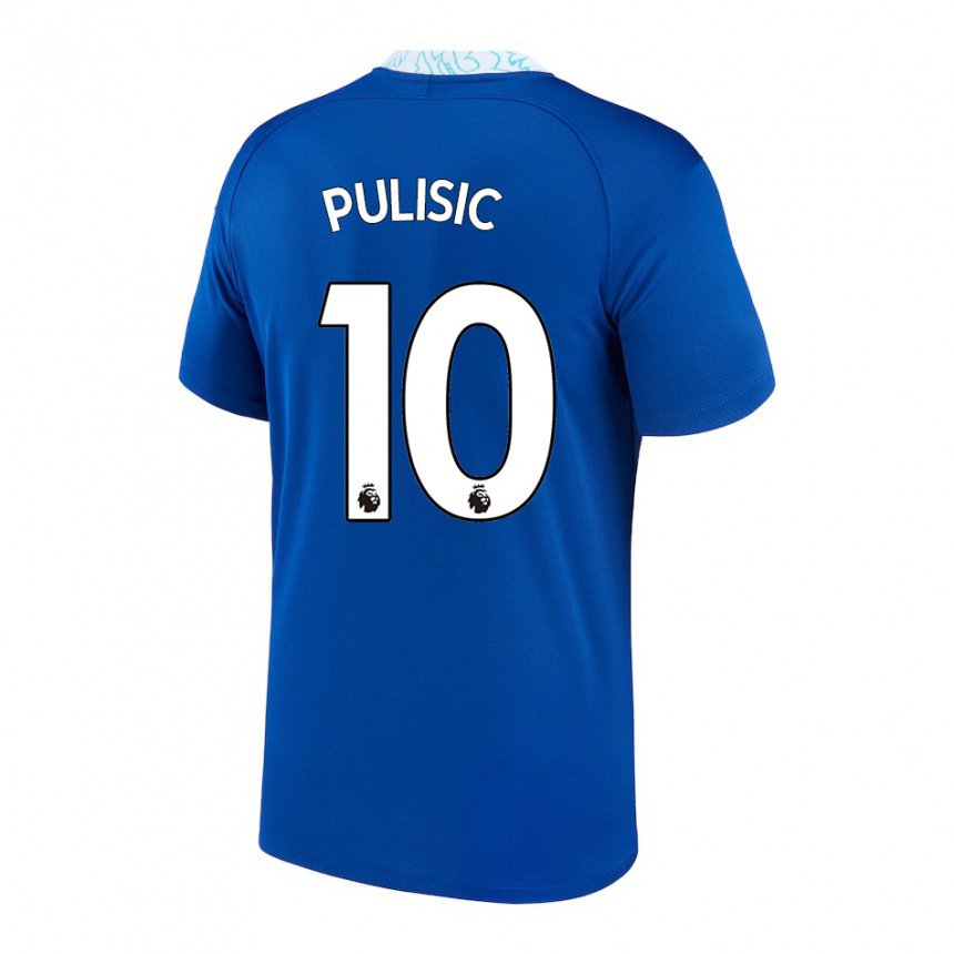 Damen Christian Pulisic #10 Dunkelblau Heimtrikot Trikot 2022/23 T-shirt Österreich