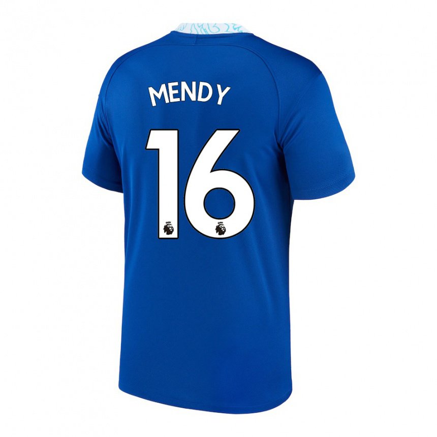 Damen Edouard Mendy #16 Dunkelblau Heimtrikot Trikot 2022/23 T-shirt Österreich