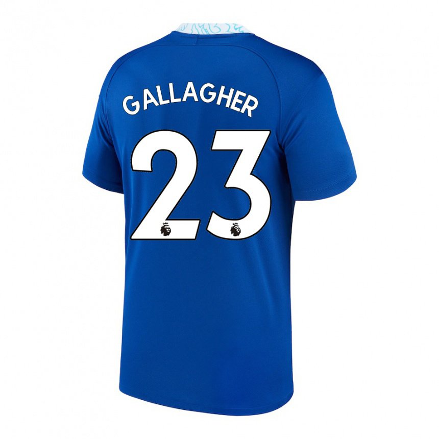 Damen Conor Gallagher #23 Dunkelblau Heimtrikot Trikot 2022/23 T-shirt Österreich