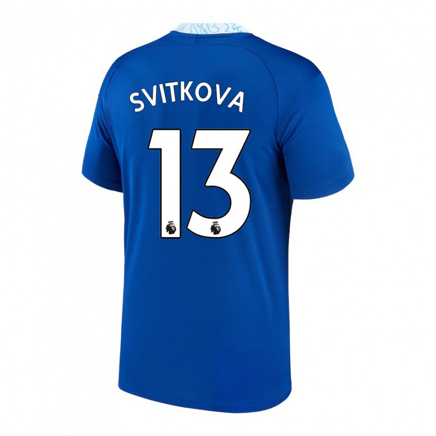 Damen Katerina Svitkova #13 Dunkelblau Heimtrikot Trikot 2022/23 T-shirt Österreich