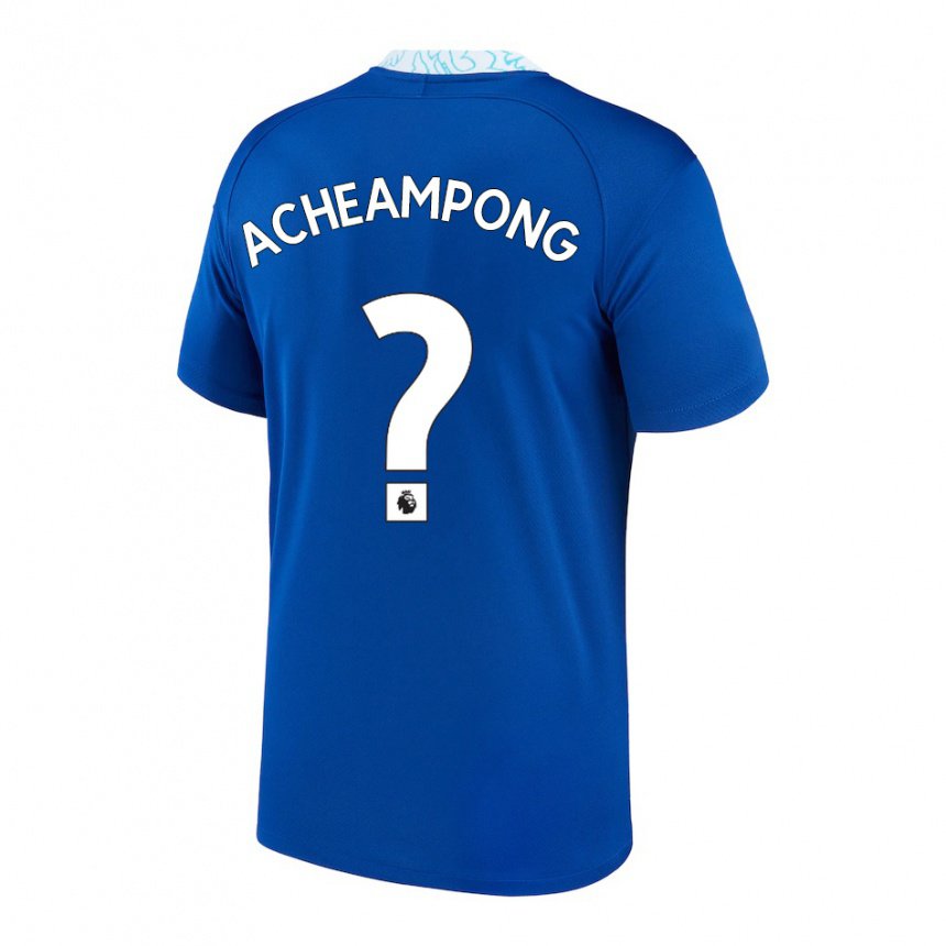 Damen Josh Acheampong #0 Dunkelblau Heimtrikot Trikot 2022/23 T-shirt Österreich