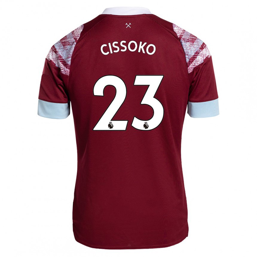 Damen Hawa Cissoko #23 Rotwein Heimtrikot Trikot 2022/23 T-shirt Österreich