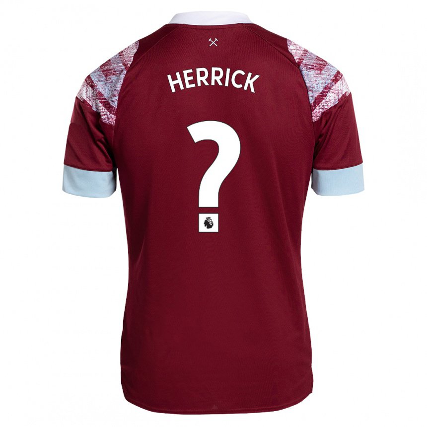 Damen Finlay Herrick #0 Rotwein Heimtrikot Trikot 2022/23 T-shirt Österreich