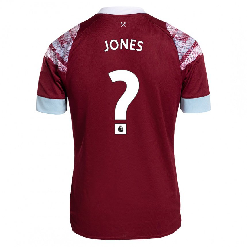 Damen Liam Jones #0 Rotwein Heimtrikot Trikot 2022/23 T-shirt Österreich