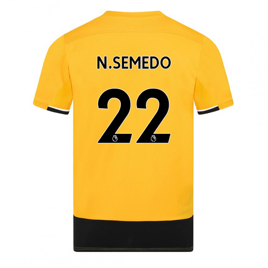 Damen Nelson Semedo #22 Gelb Schwarz Heimtrikot Trikot 2022/23 T-shirt Österreich