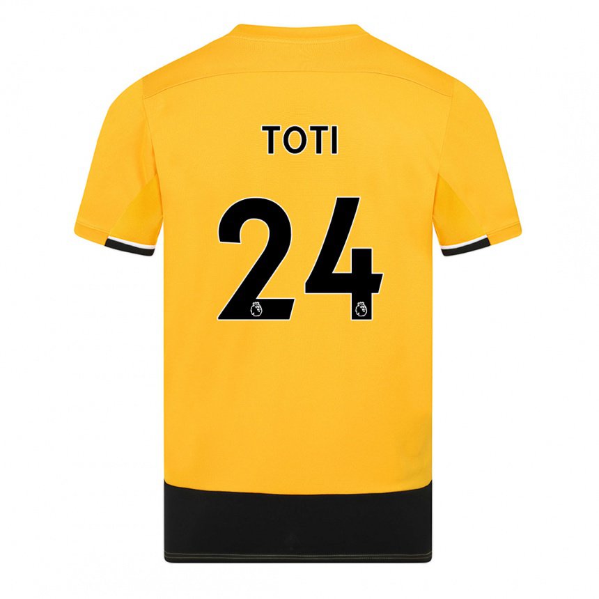 Damen Toti #24 Gelb Schwarz Heimtrikot Trikot 2022/23 T-shirt Österreich