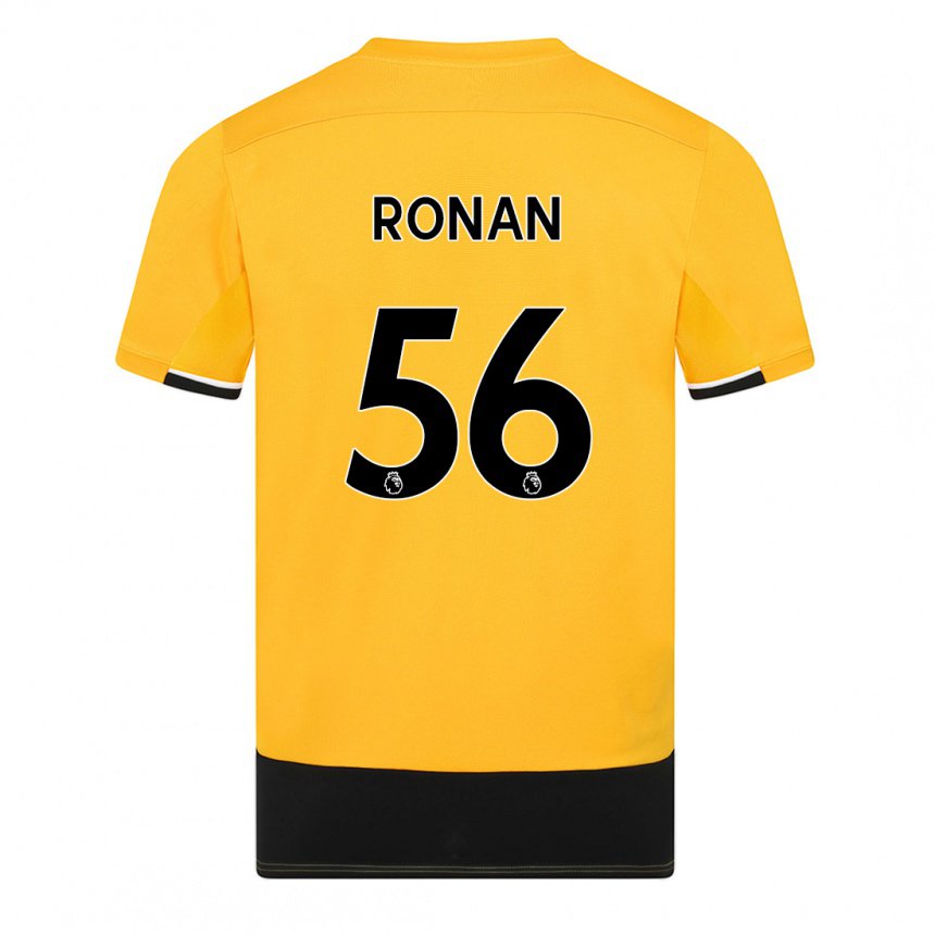 Damen Connor Ronan #56 Gelb Schwarz Heimtrikot Trikot 2022/23 T-shirt Österreich