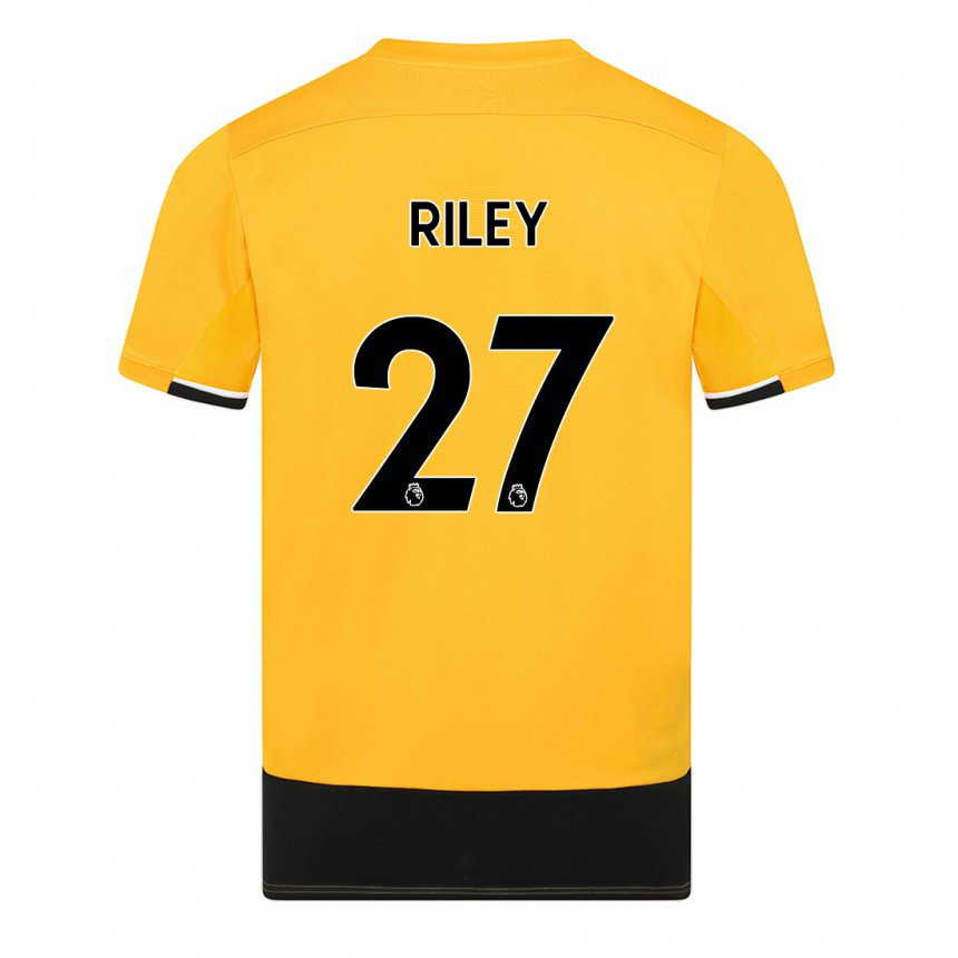 Damen Lauren Riley #27 Gelb Schwarz Heimtrikot Trikot 2022/23 T-shirt Österreich