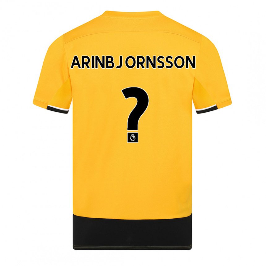 Damen Palmi Arinbjornsson #0 Gelb Schwarz Heimtrikot Trikot 2022/23 T-shirt Österreich