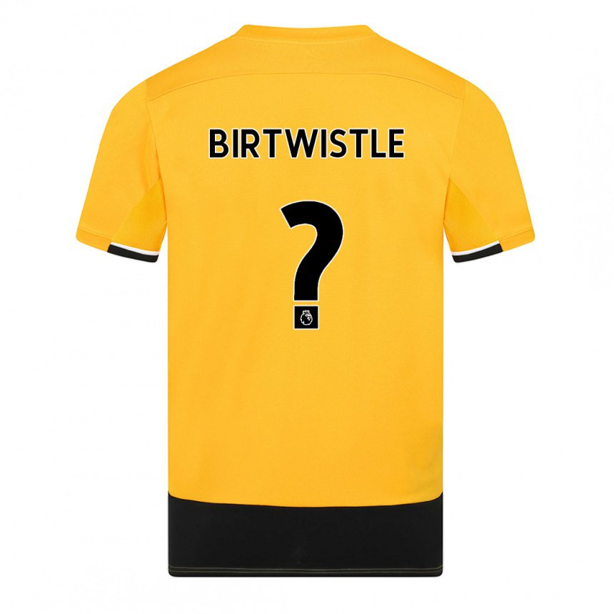 Damen Harry Birtwistle #0 Gelb Schwarz Heimtrikot Trikot 2022/23 T-shirt Österreich