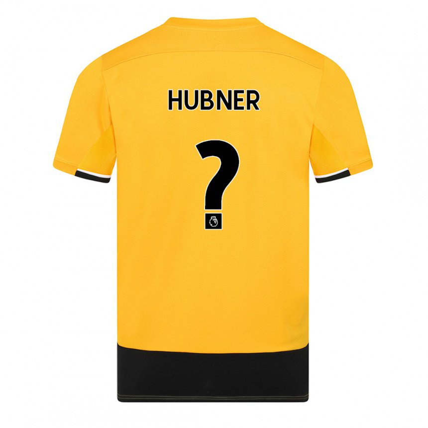 Damen Justin Hubner #0 Gelb Schwarz Heimtrikot Trikot 2022/23 T-shirt Österreich