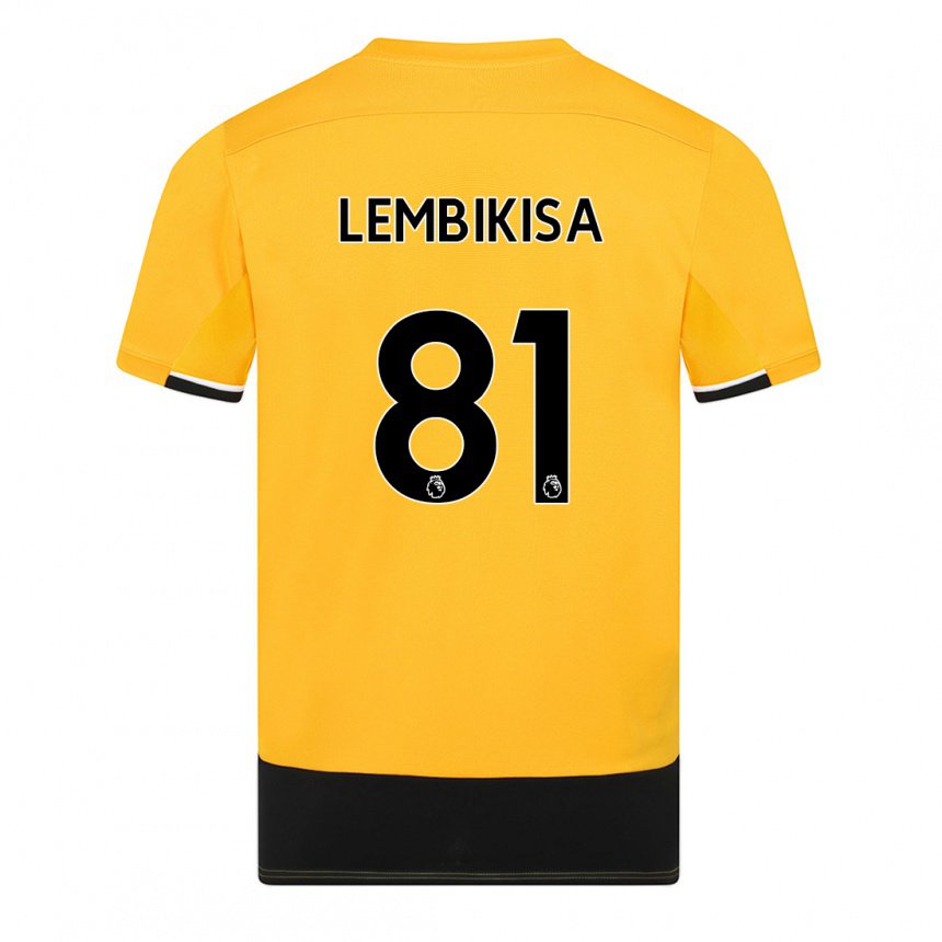 Damen Dexter Lembikisa #81 Gelb Schwarz Heimtrikot Trikot 2022/23 T-shirt Österreich
