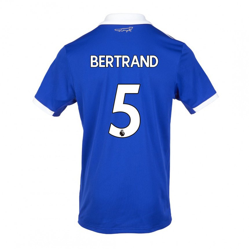Damen Ryan Bertrand #5 Blau Weiss Heimtrikot Trikot 2022/23 T-shirt Österreich