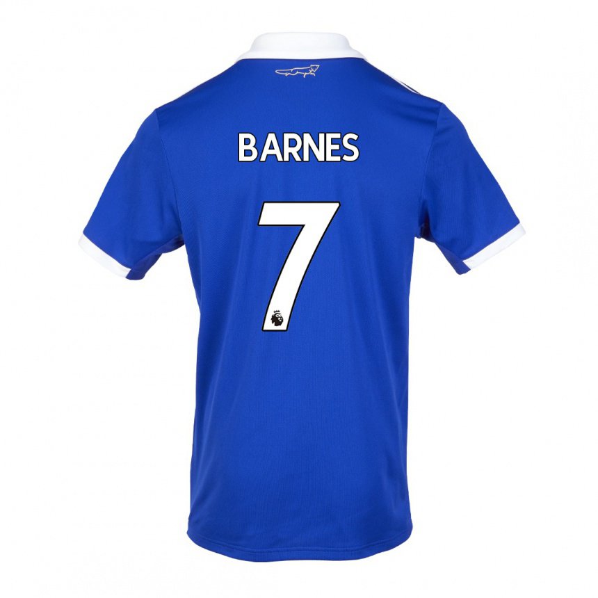 Damen Harvey Barnes #7 Blau Weiss Heimtrikot Trikot 2022/23 T-shirt Österreich