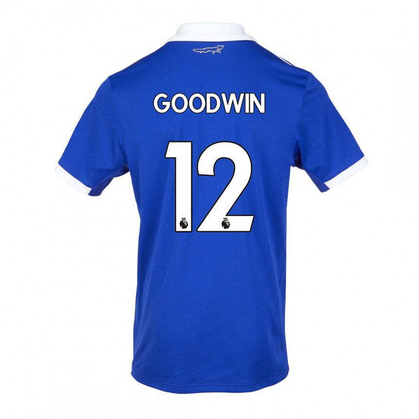 Damen Missy Goodwin #12 Blau Weiss Heimtrikot Trikot 2022/23 T-shirt Österreich