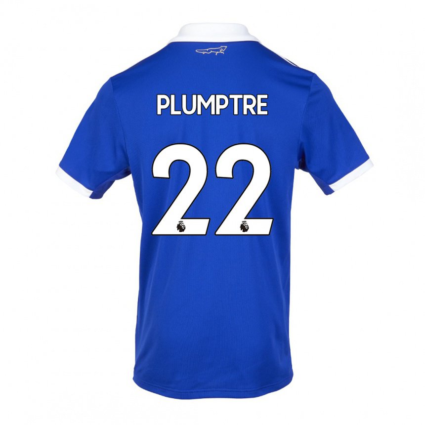 Damen Ashleigh Plumptre #22 Blau Weiss Heimtrikot Trikot 2022/23 T-shirt Österreich