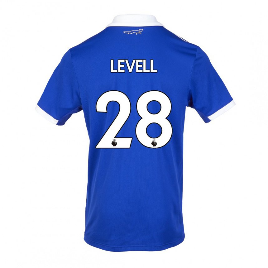 Damen Kirstie Levell #28 Blau Weiss Heimtrikot Trikot 2022/23 T-shirt Österreich