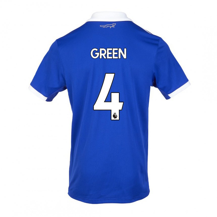 Damen Josie Green #4 Blau Weiss Heimtrikot Trikot 2022/23 T-shirt Österreich