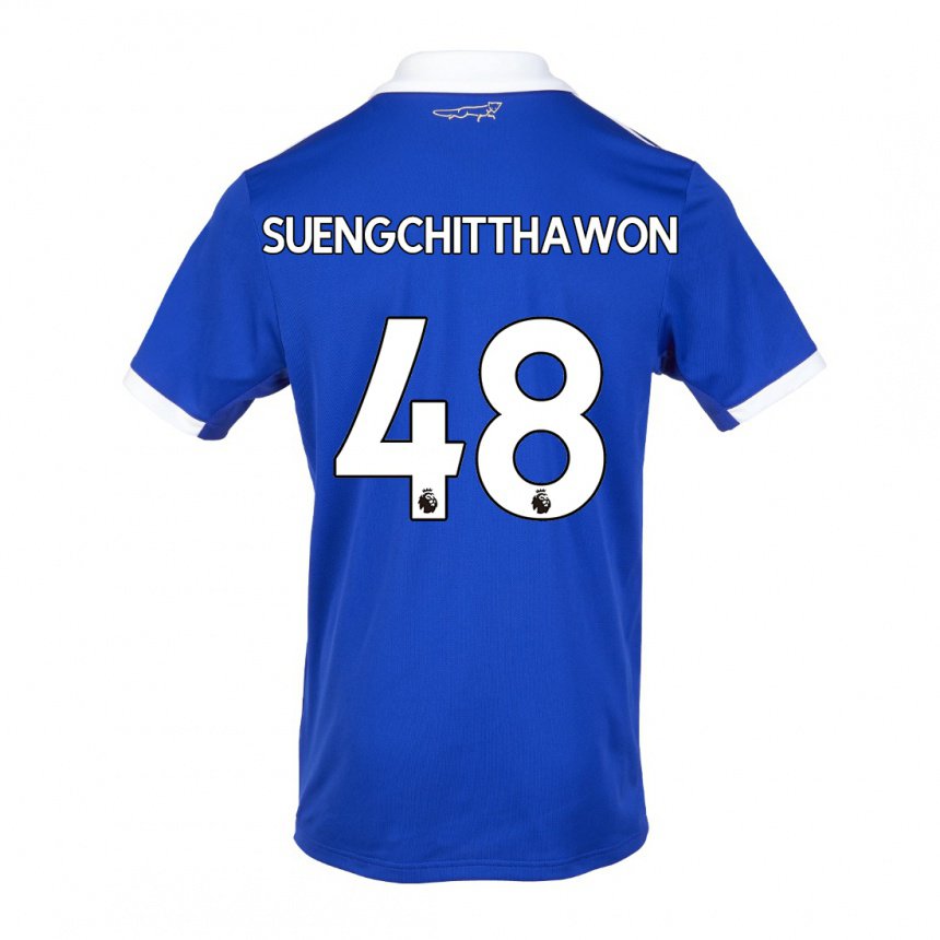 Damen Thanawat Suengchitthawon #48 Blau Weiss Heimtrikot Trikot 2022/23 T-shirt Österreich