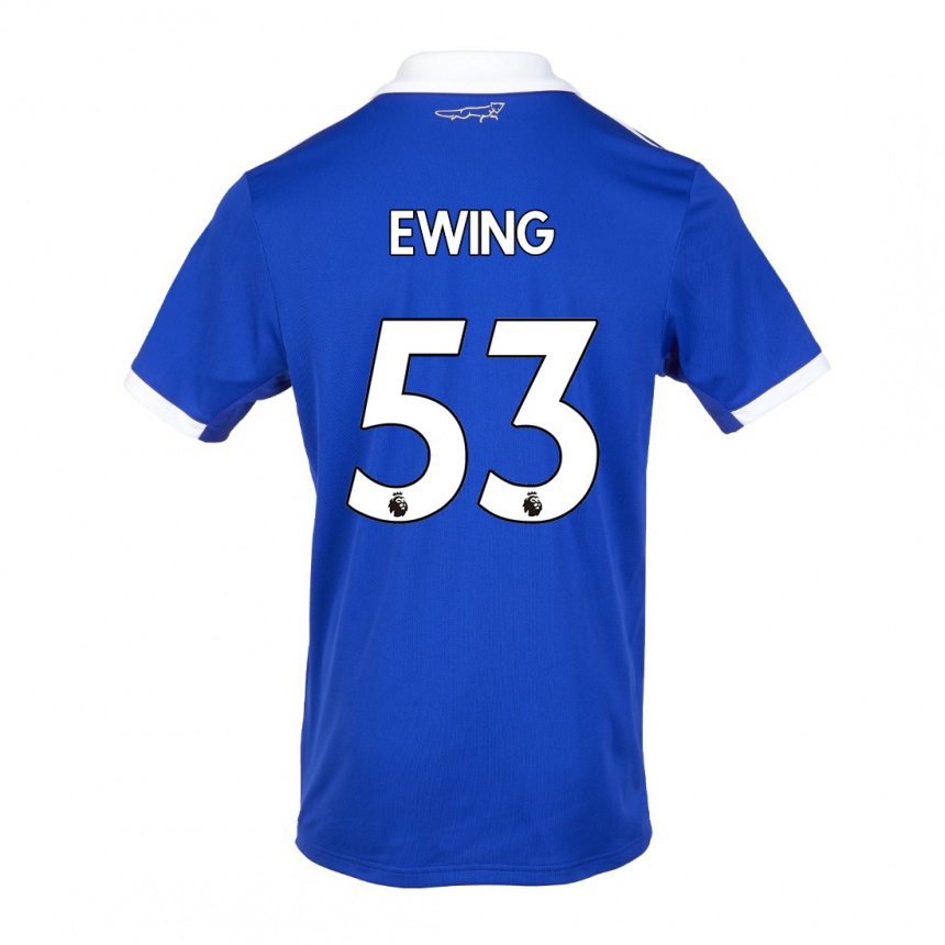 Damen Oliver Ewing #53 Blau Weiss Heimtrikot Trikot 2022/23 T-shirt Österreich