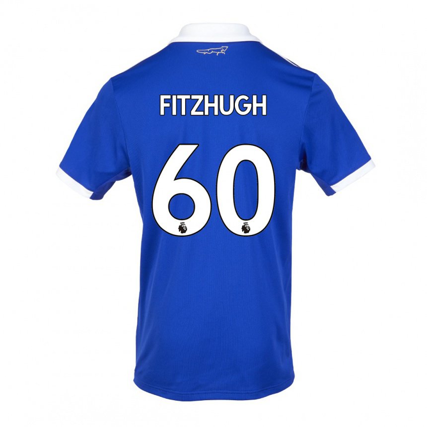 Damen Ethan Fitzhugh #60 Blau Weiss Heimtrikot Trikot 2022/23 T-shirt Österreich