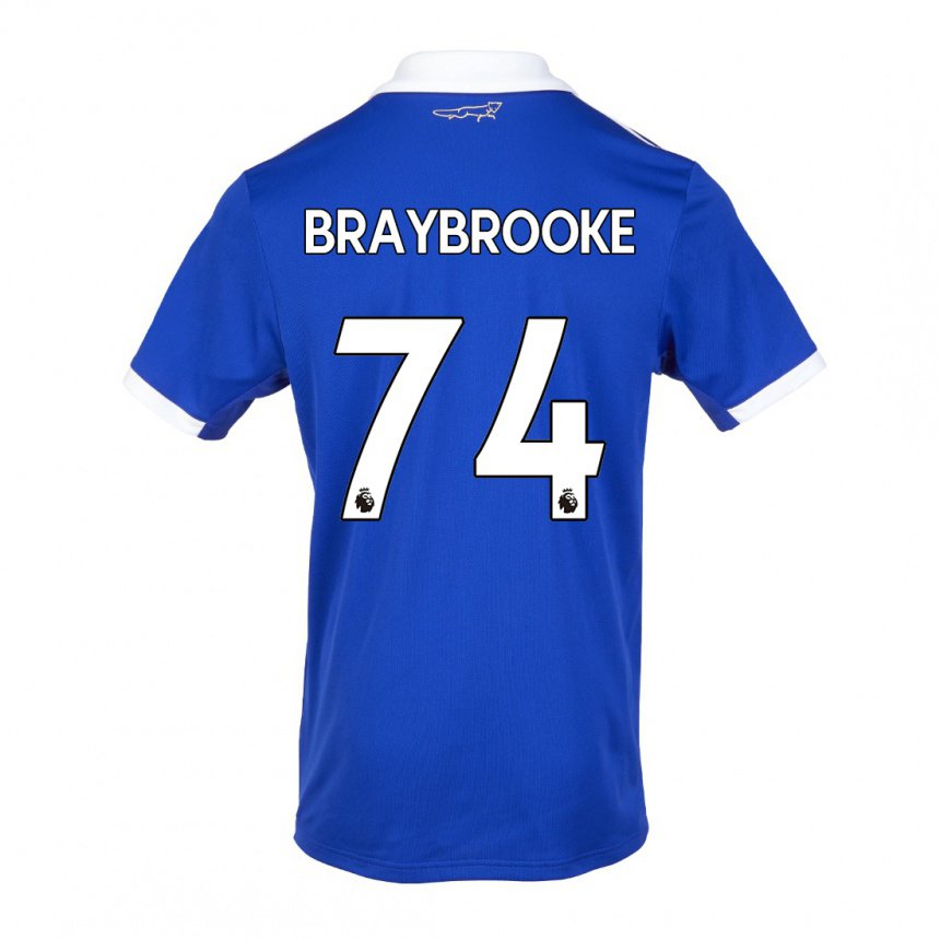 Damen Sammy Braybrooke #74 Blau Weiss Heimtrikot Trikot 2022/23 T-shirt Österreich