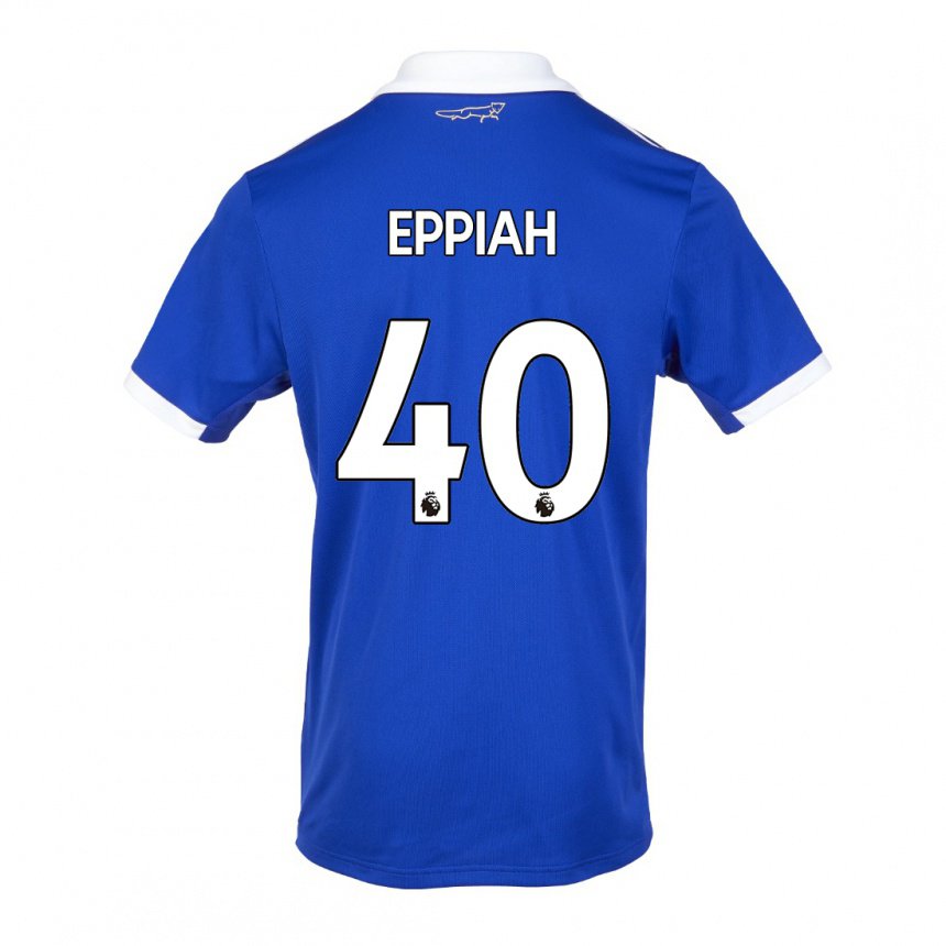 Damen Josh Eppiah #40 Blau Weiss Heimtrikot Trikot 2022/23 T-shirt Österreich