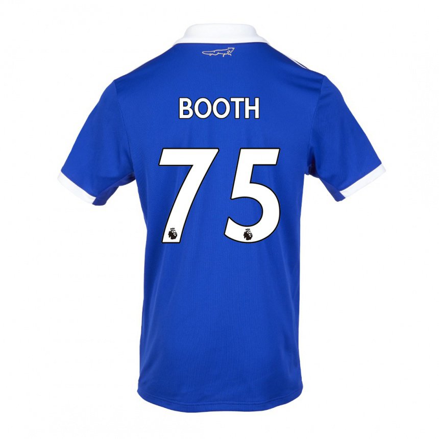 Damen Zach Booth #75 Blau Weiss Heimtrikot Trikot 2022/23 T-shirt Österreich