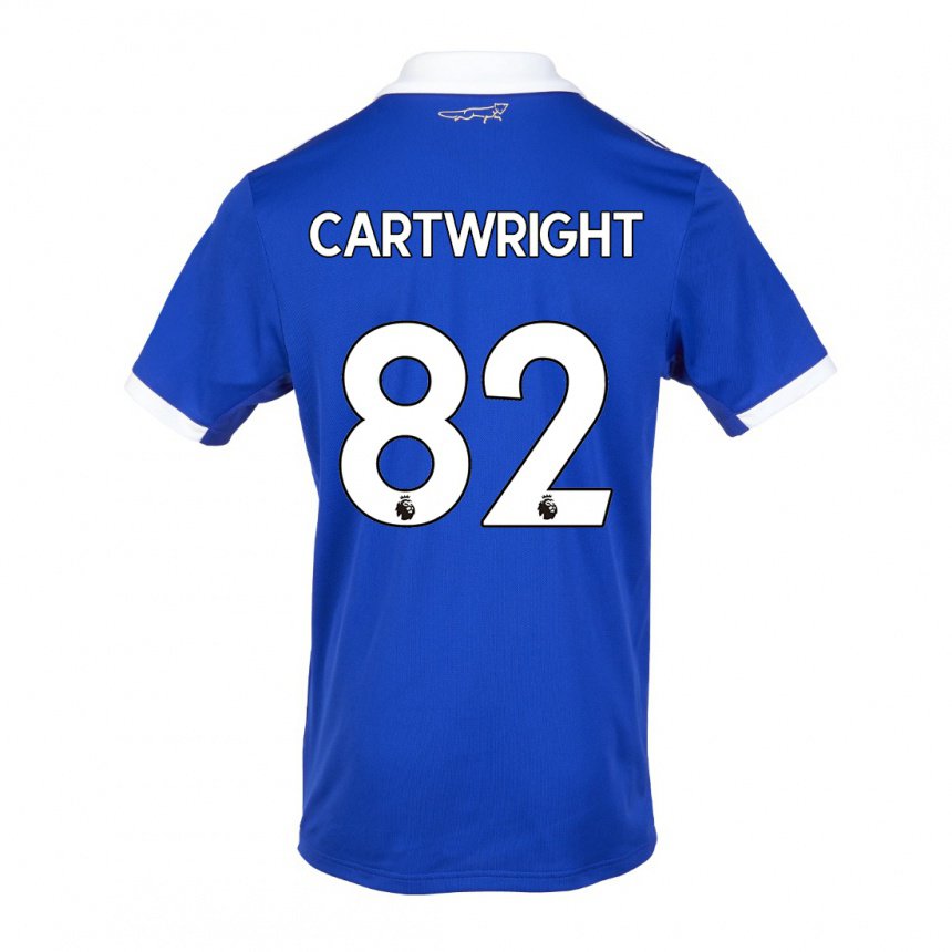 Damen Henry Cartwright #82 Blau Weiss Heimtrikot Trikot 2022/23 T-shirt Österreich
