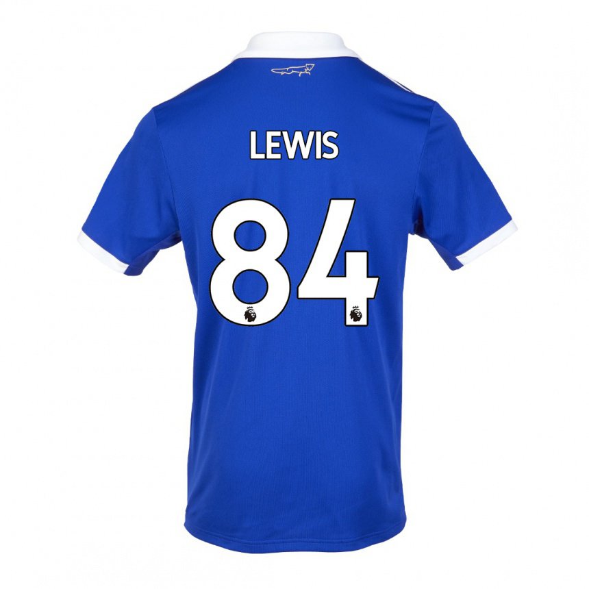 Damen Jack Lewis #84 Blau Weiss Heimtrikot Trikot 2022/23 T-shirt Österreich