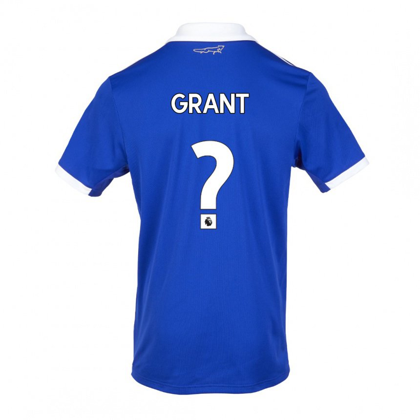 Damen Bradley Grant #0 Blau Weiss Heimtrikot Trikot 2022/23 T-shirt Österreich
