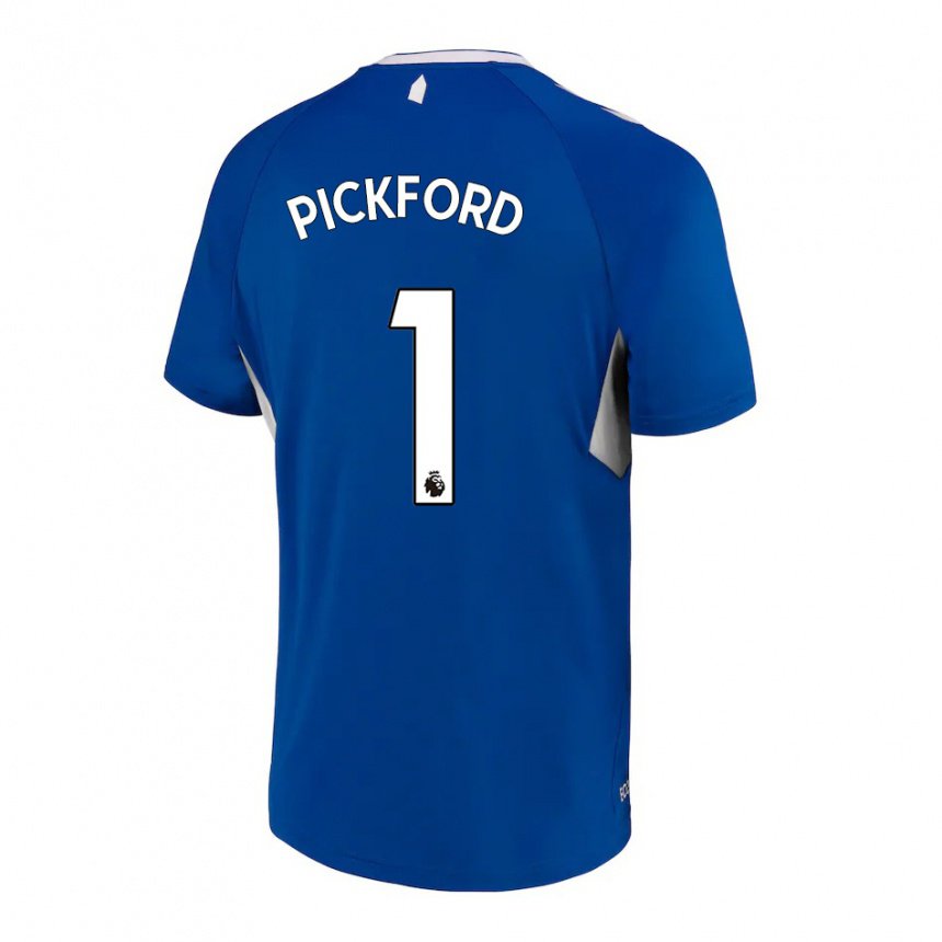 Damen Jordan Pickford #1 Dunkelblau Weiß Heimtrikot Trikot 2022/23 T-shirt Österreich