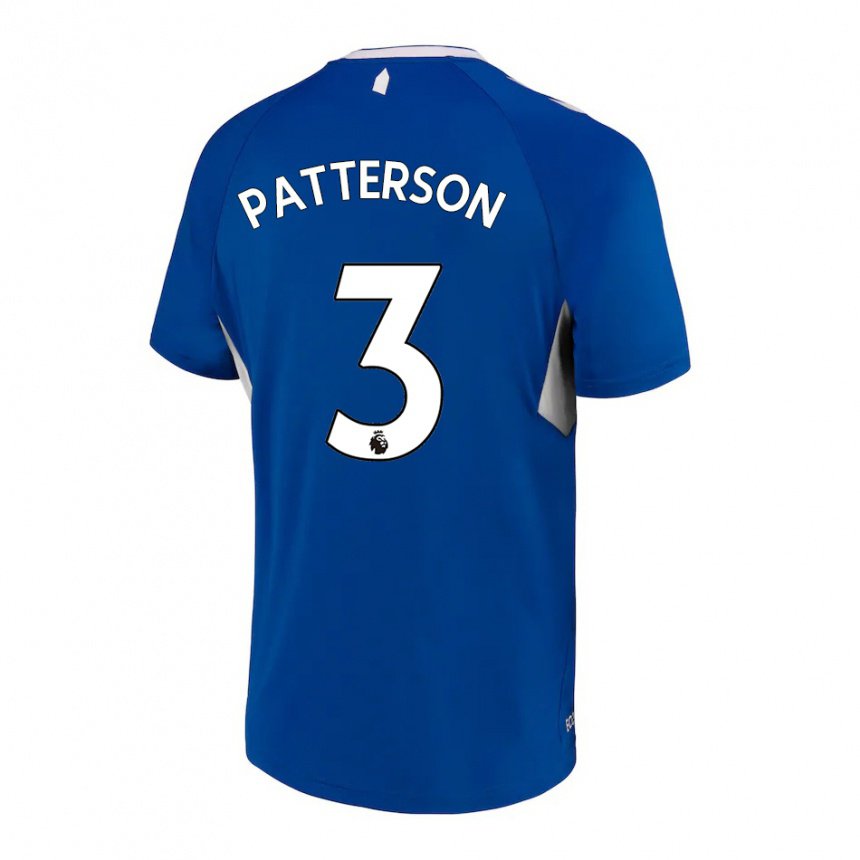 Damen Nathan Patterson #3 Dunkelblau Weiß Heimtrikot Trikot 2022/23 T-shirt Österreich