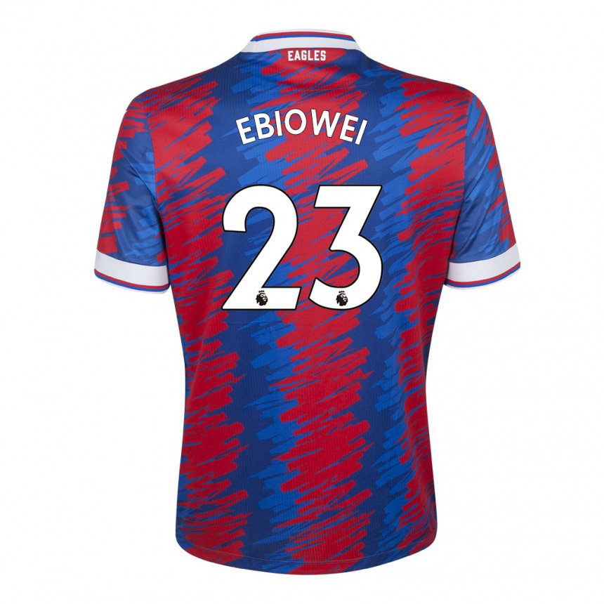 Damen Malcolm Ebiowei #23 Rot Blau Heimtrikot Trikot 2022/23 T-shirt Österreich