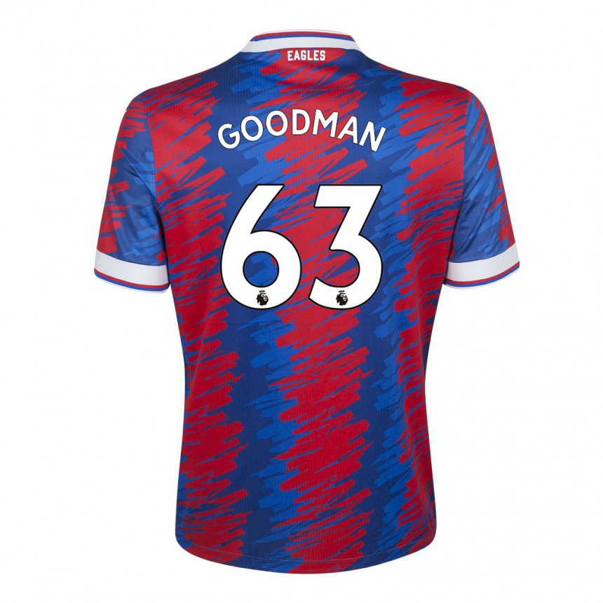 Damen Owen Goodman #63 Rot Blau Heimtrikot Trikot 2022/23 T-shirt Österreich