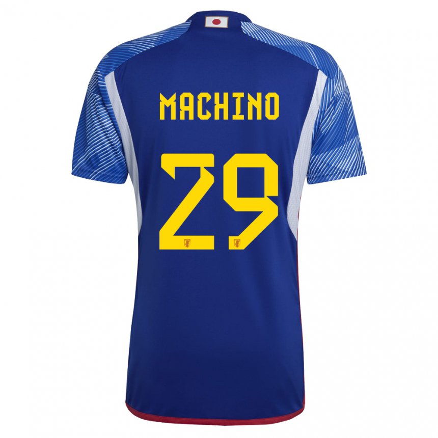Kinder Japanische Shuto Machino #29 Königsblau Heimtrikot Trikot 22-24 T-shirt Österreich