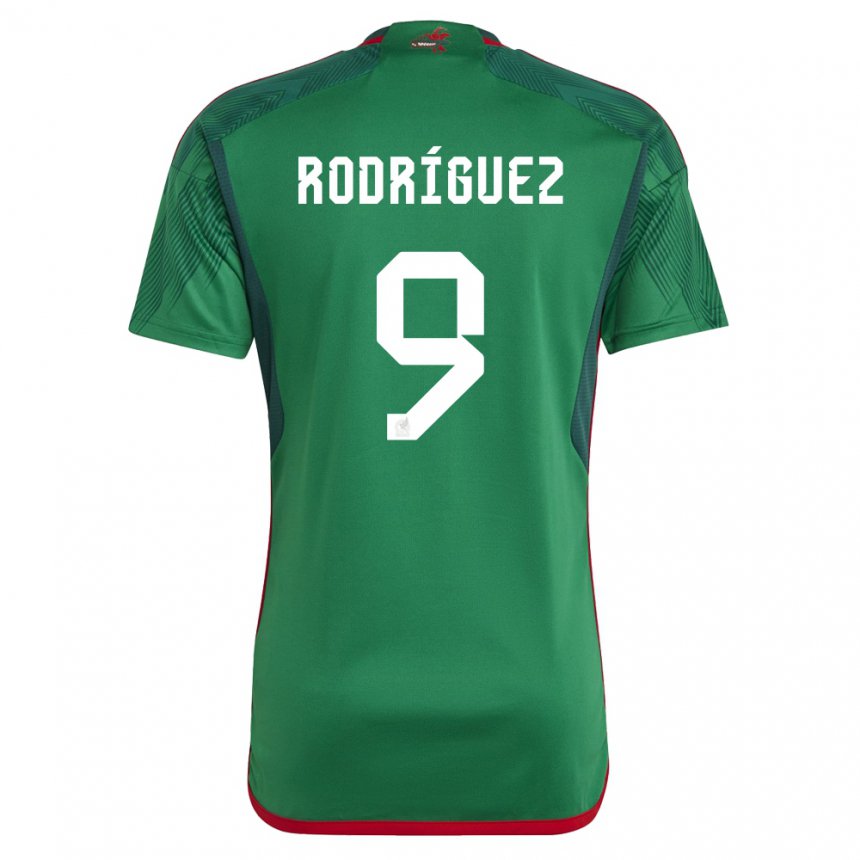 Kinder Mexikanische Carlos Rodriguez #9 Grün Heimtrikot Trikot 22-24 T-shirt Österreich