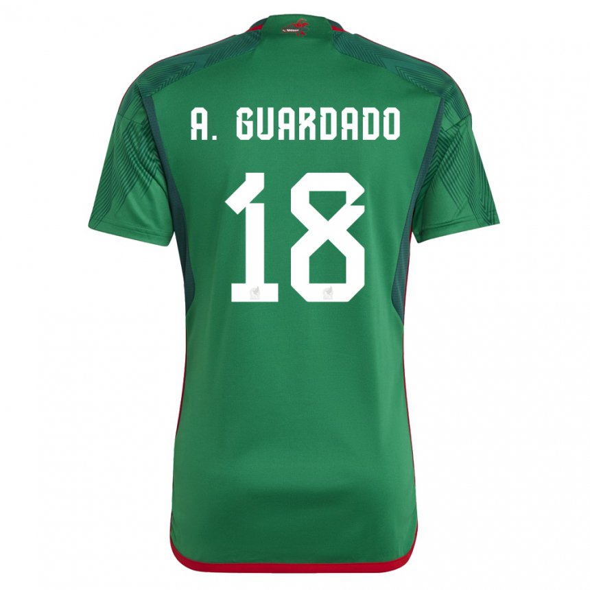 Kinder Mexikanische Andres Guardado #18 Grün Heimtrikot Trikot 22-24 T-shirt Österreich