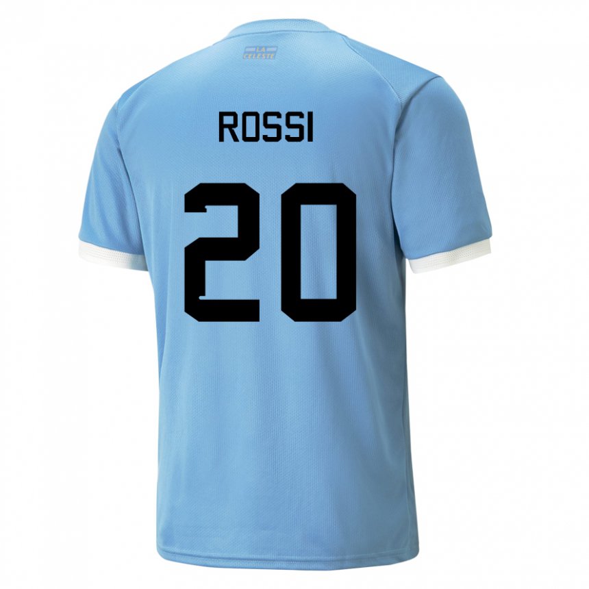 Kinder Uruguayische Diego Rossi #20 Blau Heimtrikot Trikot 22-24 T-shirt Österreich