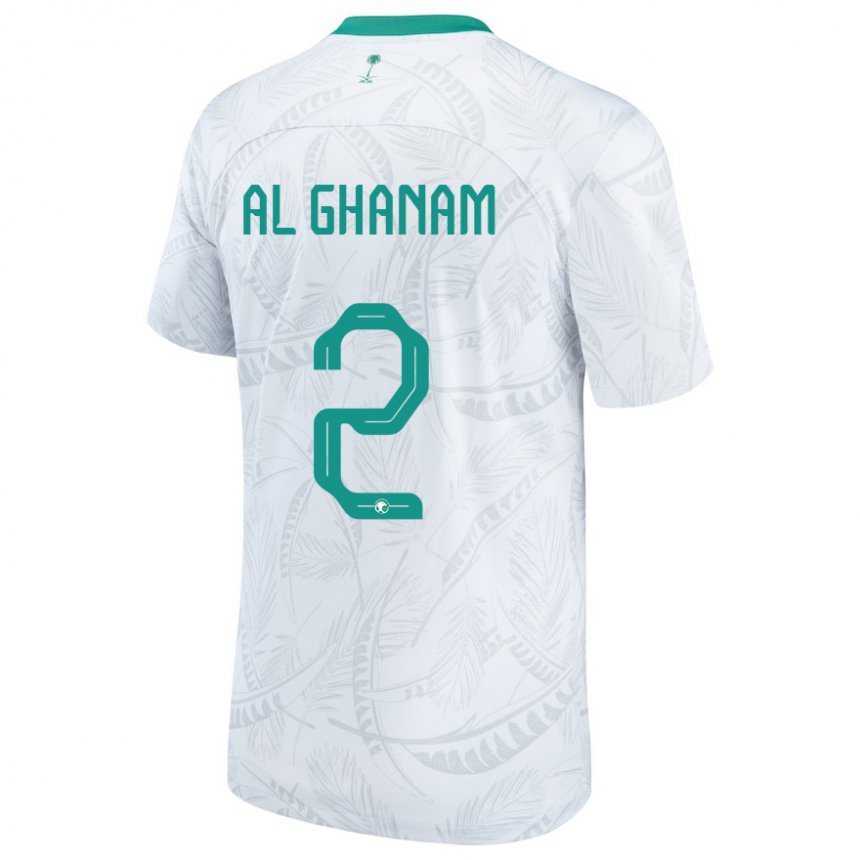 Kinder Saudi-arabische Sultan Al Ghanaischem #2 Weiß Heimtrikot Trikot 22-24 T-shirt Österreich
