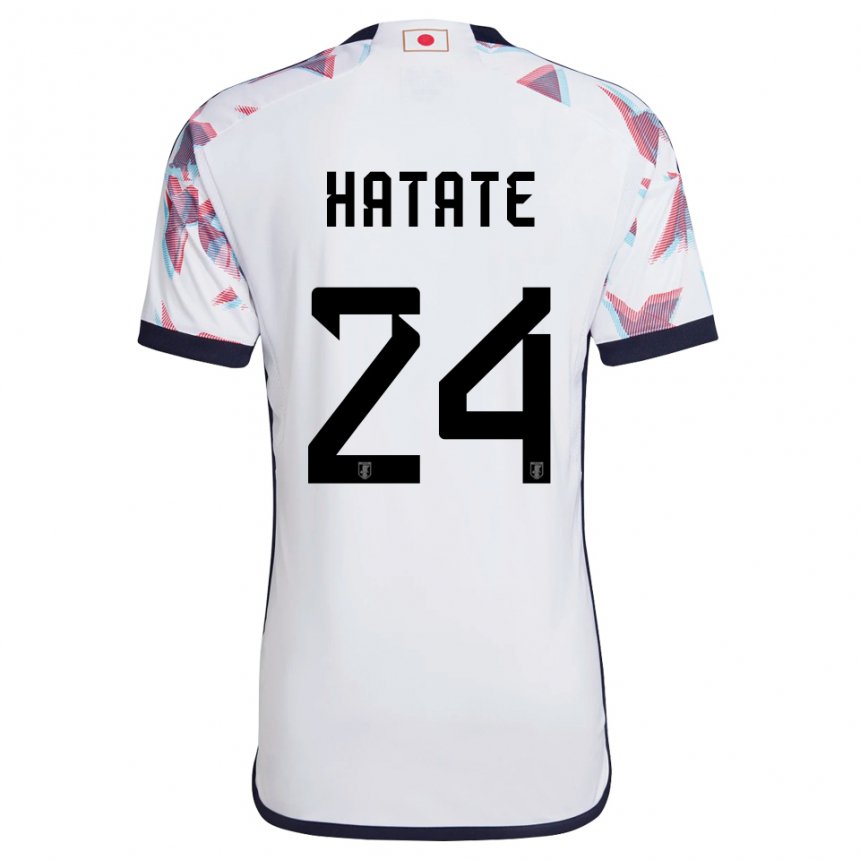 Kinder Japanische Reo Hatate #24 Weiß Auswärtstrikot Trikot 22-24 T-shirt Österreich