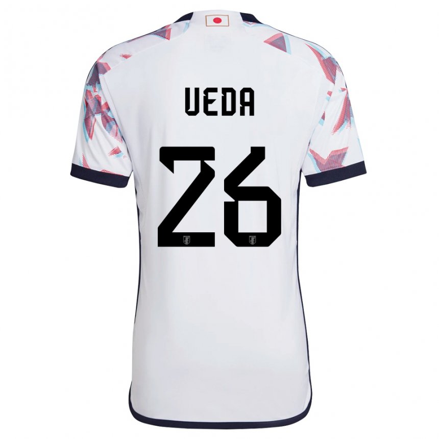 Kinder Japanische Ayase Ueda #26 Weiß Auswärtstrikot Trikot 22-24 T-shirt Österreich