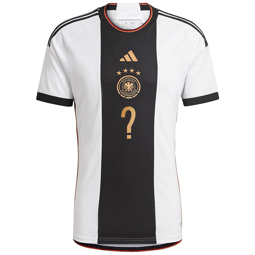 Herren Deutsche Ihren Namen #0 Weiß Schwarz Heimtrikot Trikot 22-24 T-shirt Österreich