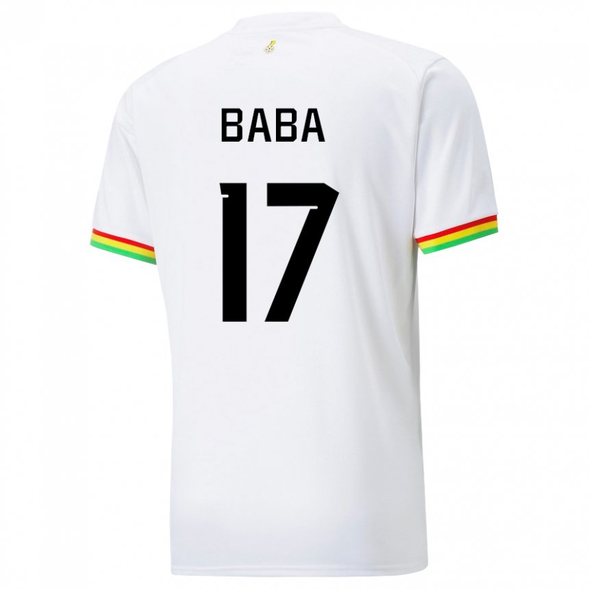 Herren Ghanaische Abdul-rahman Baba #17 Weiß Heimtrikot Trikot 22-24 T-shirt Österreich
